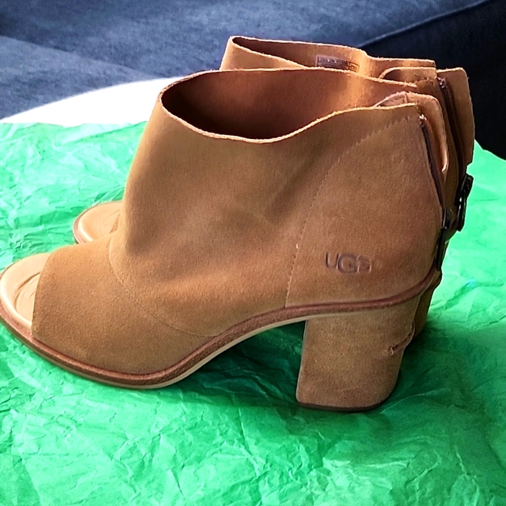 Ugg open toe ankle boots